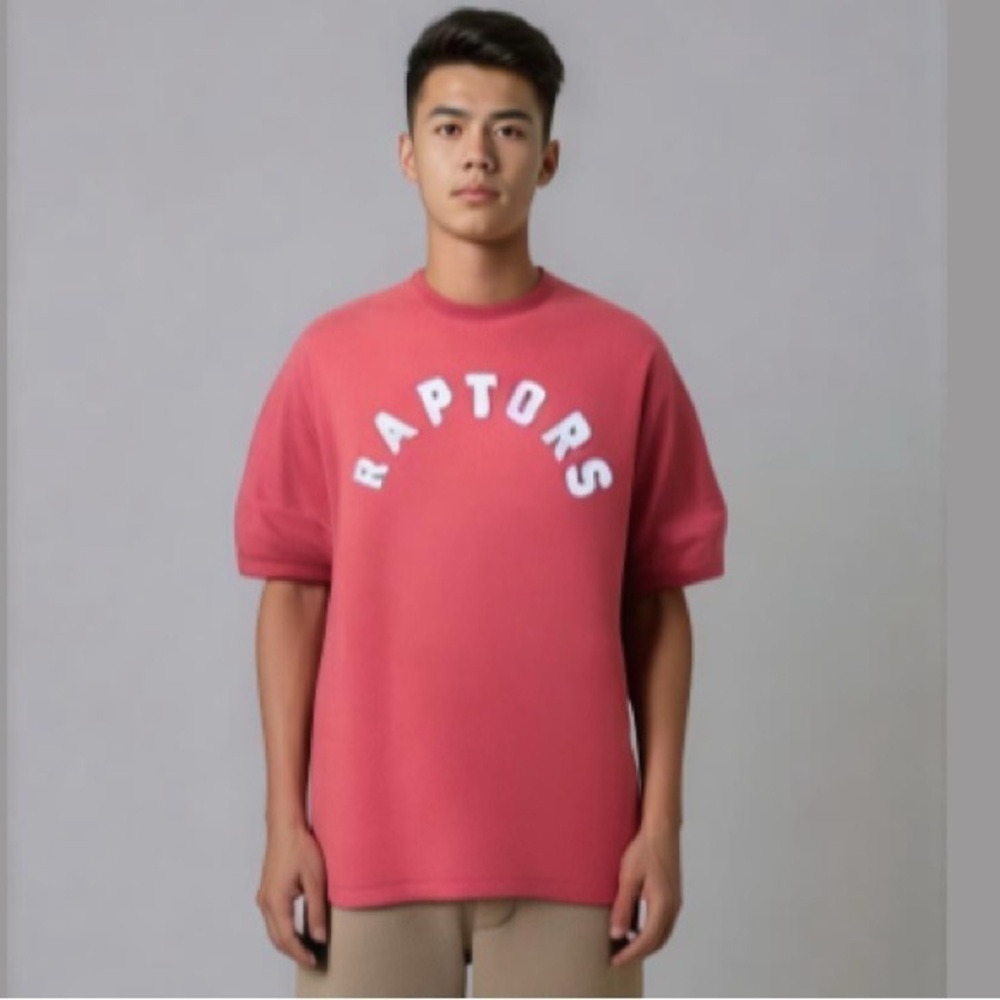 RAPTORS Red Fan T-shirt Medium